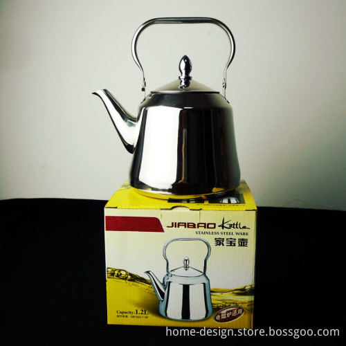 1.2L stainless steel drinkware stock water pots kettle